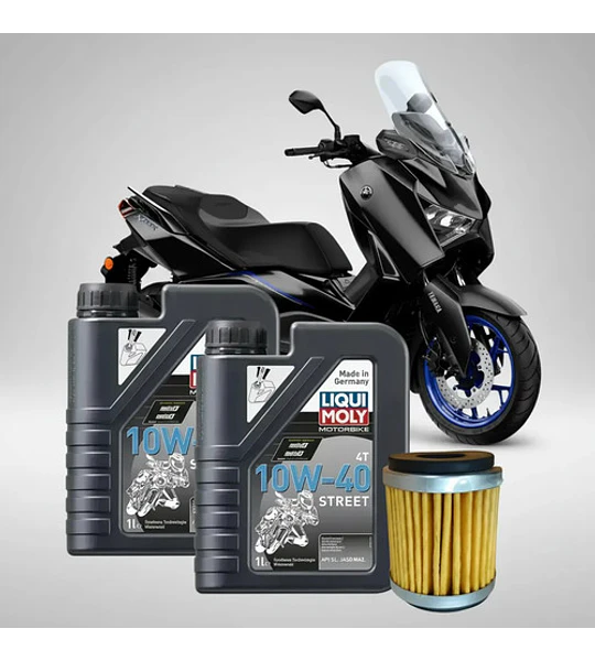 Kit Mantencion Para Moto Yamaha Xmax 300 / 2l + Filtro 