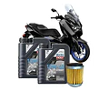 Kit Mantencion Para Moto Yamaha Xmax 300 / 2l + Filtro 