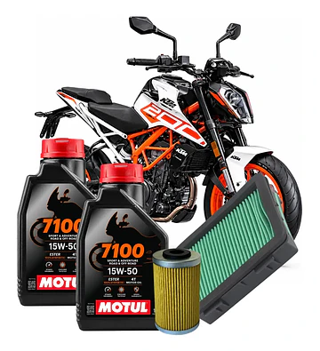 Kit Mantención Motul 15w50 Full Ktm Duke 200/250/390
