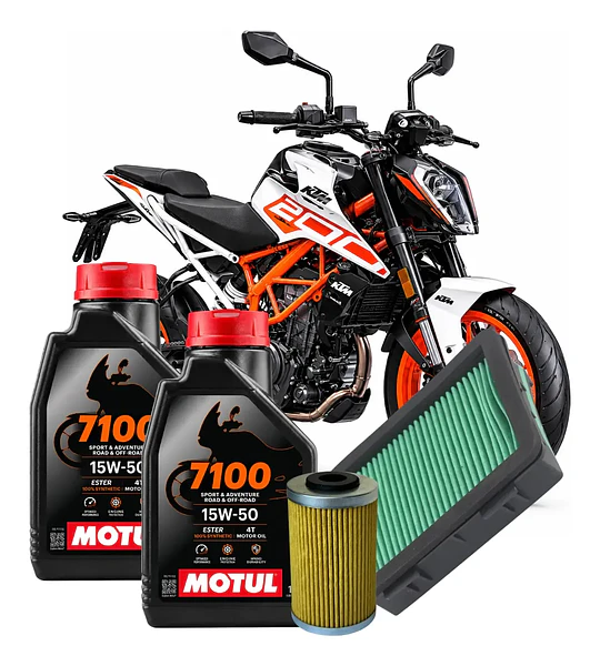 Kit Mantención Motul 15w50 Full Ktm Duke 200/250/390