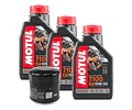 Kit De Mantención 10w50 Sintético Motul 3l Mt03 + Filtro