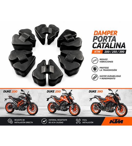 DAMPER PORTA CATALINA KTM 200 250 390