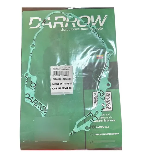 Empaquetadura Tapa Embrague Para Moto Haojue Nk 150 Dr 150