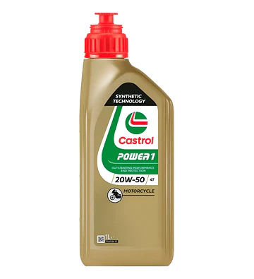 Aceite De Moto Full Sintético Castrol 20w50 Power 1