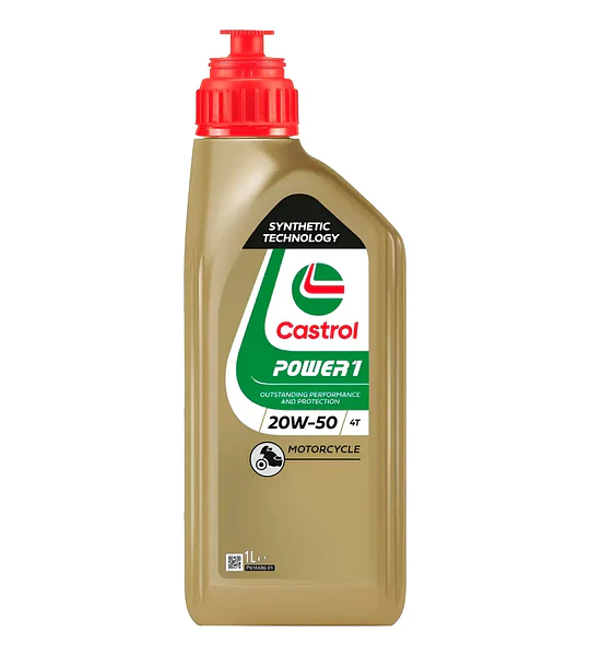 Aceite De Moto Full Sintético Castrol 20w50 Power 1