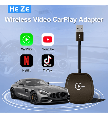 Adaptador inalámbrico de CarPlay con Netflix/YouTube/TikTok para autos con CarPlay inalámbrico OEM” 1