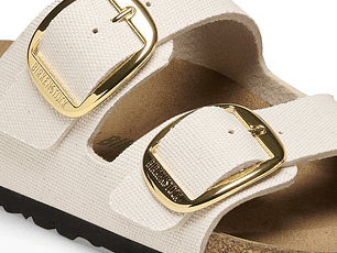 ARIZONA Big Buckle | TEX | Canvas | Vegan | Eggshell