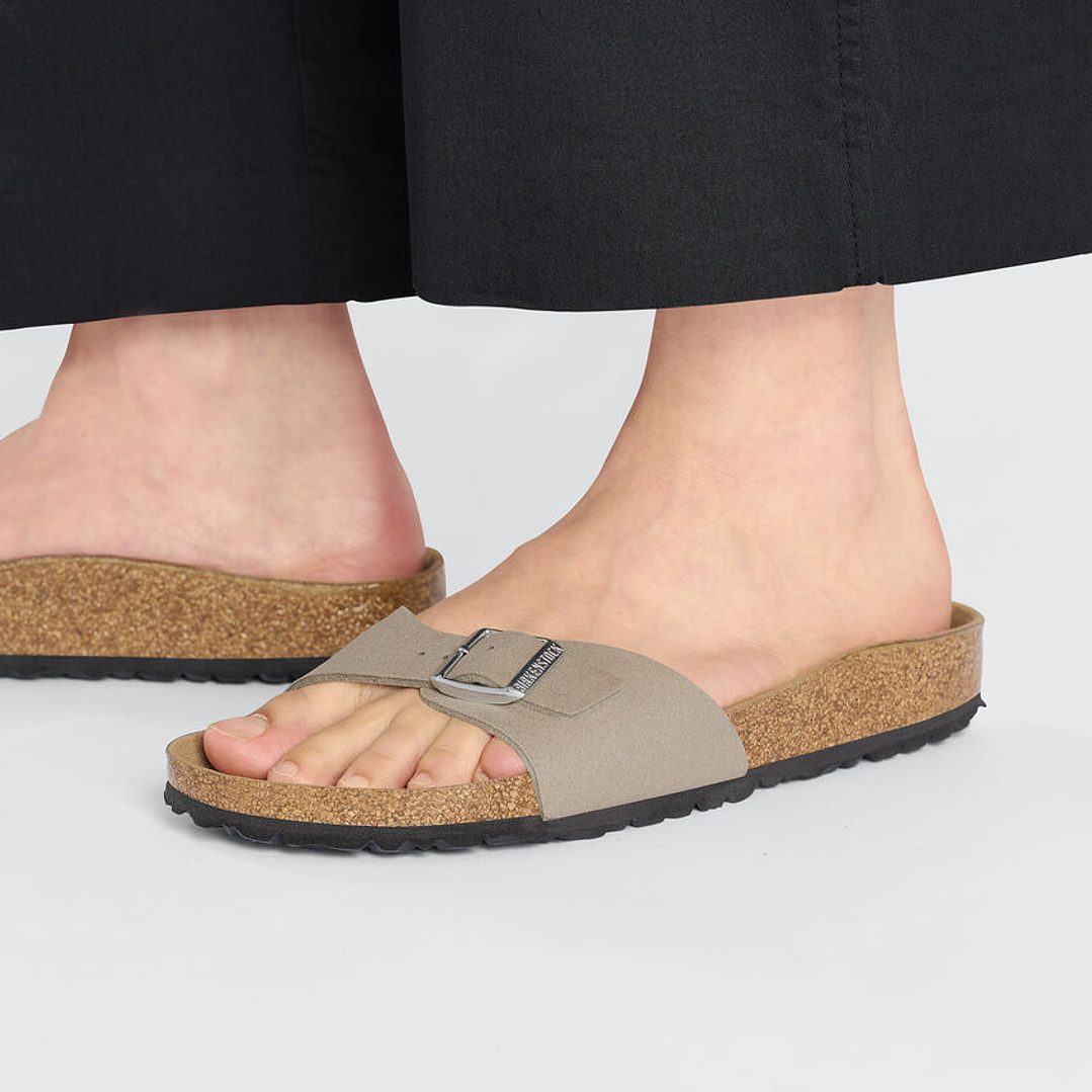 MADRID SYN | Soft Birki | Vegan | Gray Taupe 3