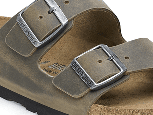 ARIZONA LEOI | Natural Leather Oiled | Faded Khaki