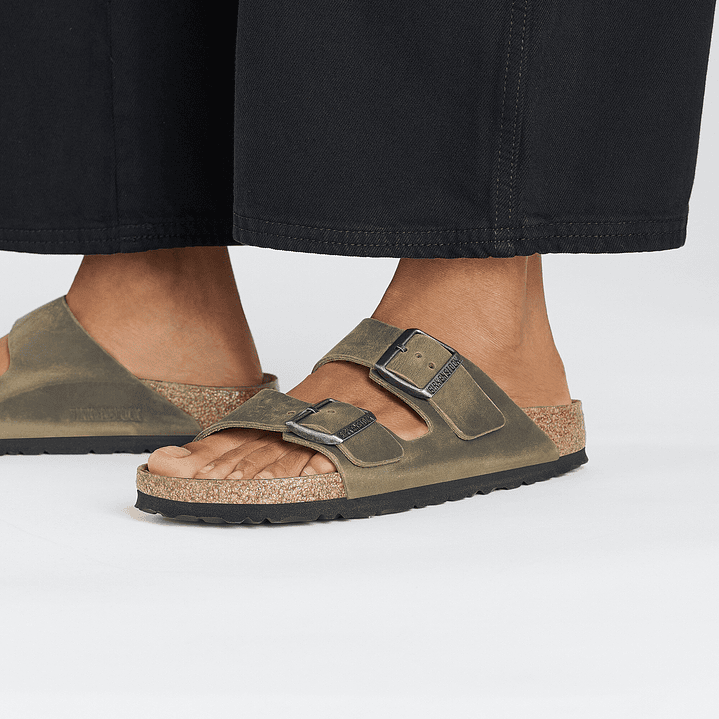 ARIZONA LEOI | Natural Leather Oiled | Faded Khaki 3