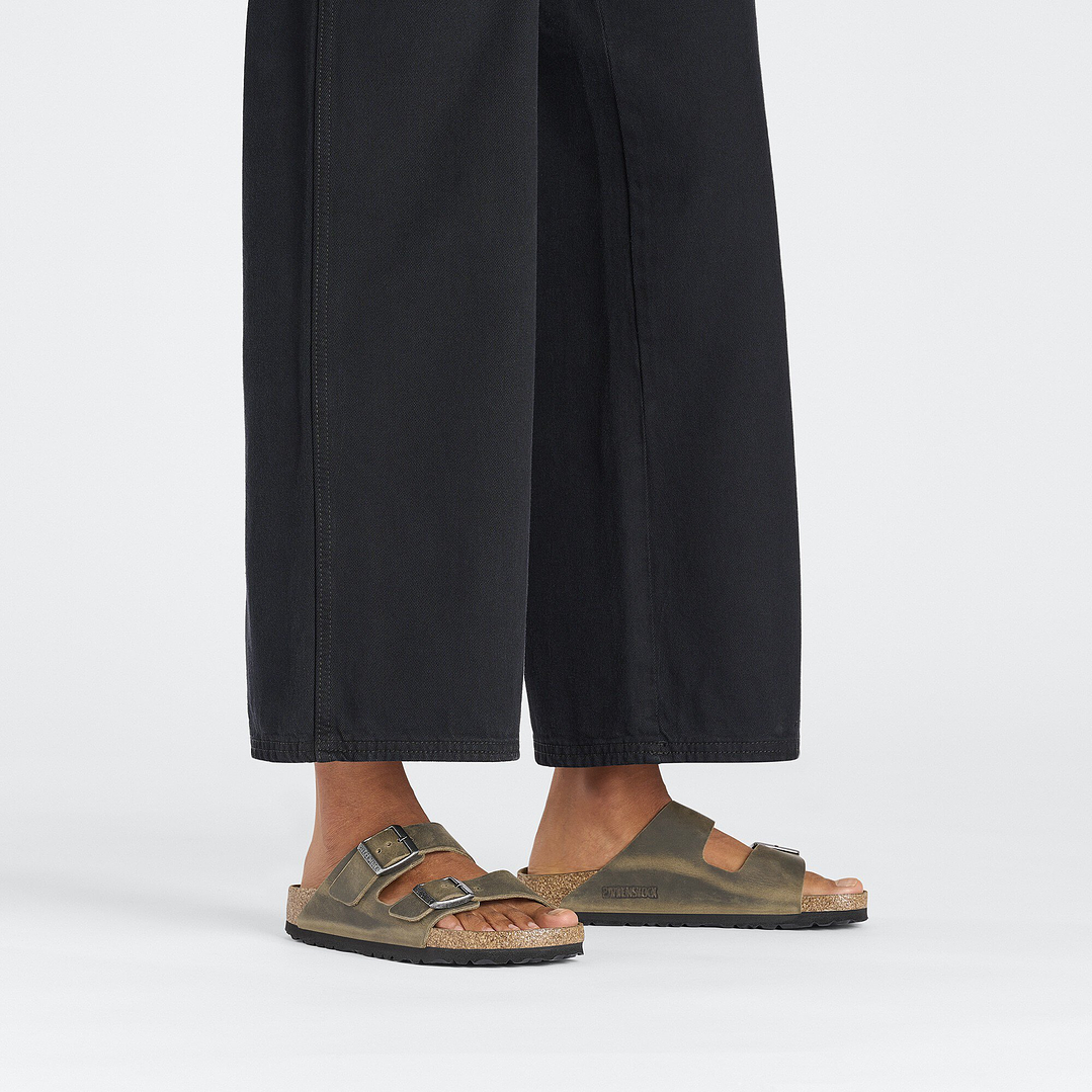 ARIZONA LEOI | Natural Leather Oiled | Faded Khaki 4