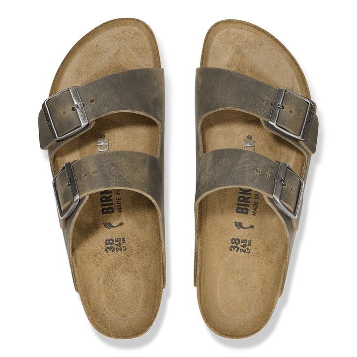 ARIZONA LEOI | Natural Leather Oiled | Faded Khaki 8