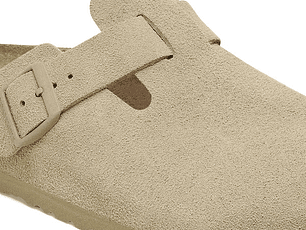 BOSTON LEVE | Suede Leather | Faded Khaki