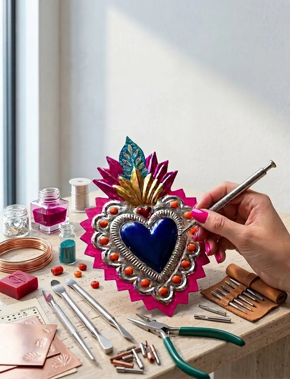 Taller Corazón Repujado - 11 Noviembre 2026 1