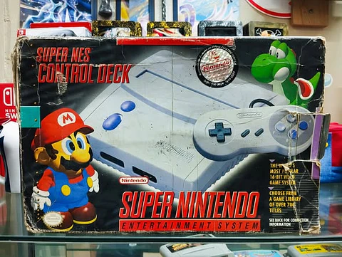 Super Nes control deck en caja