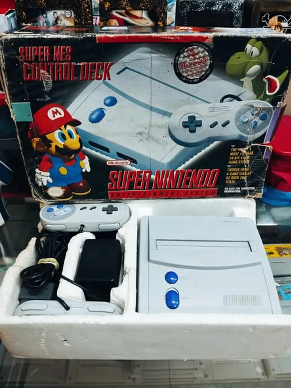 Super Nes control deck en caja 2