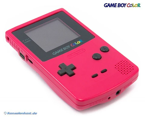 Gameboy color pink