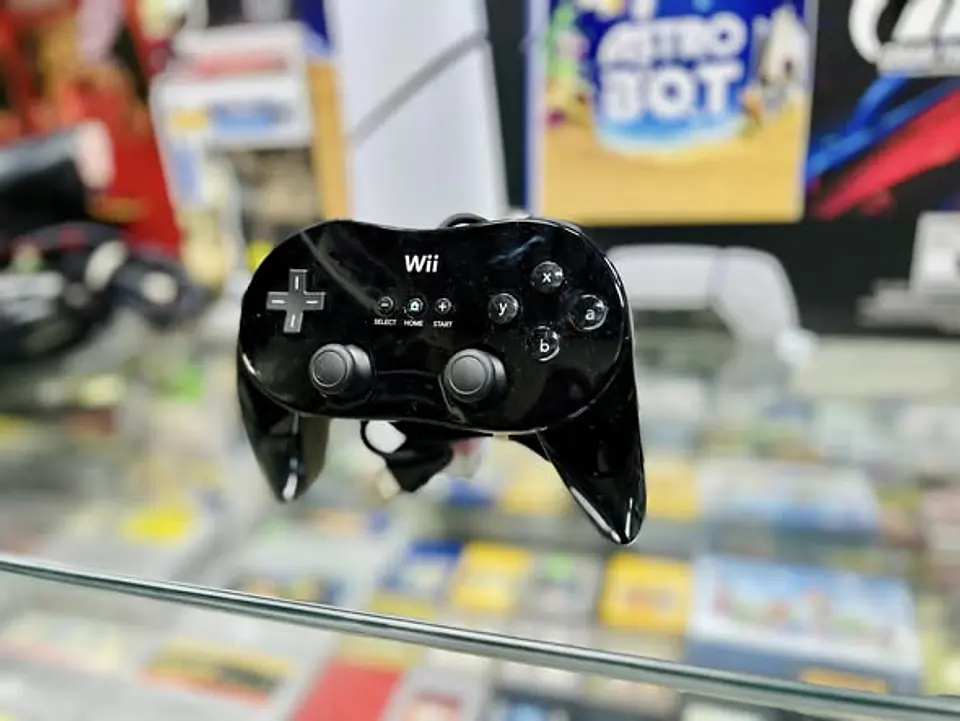 Pro controller Wii Negro 2