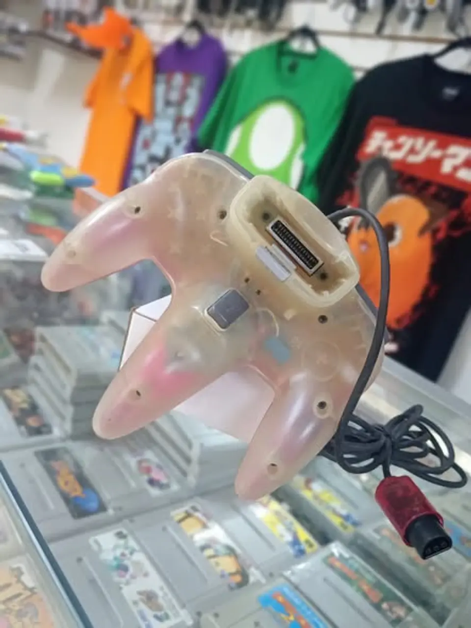 Mando N64 clear red 2