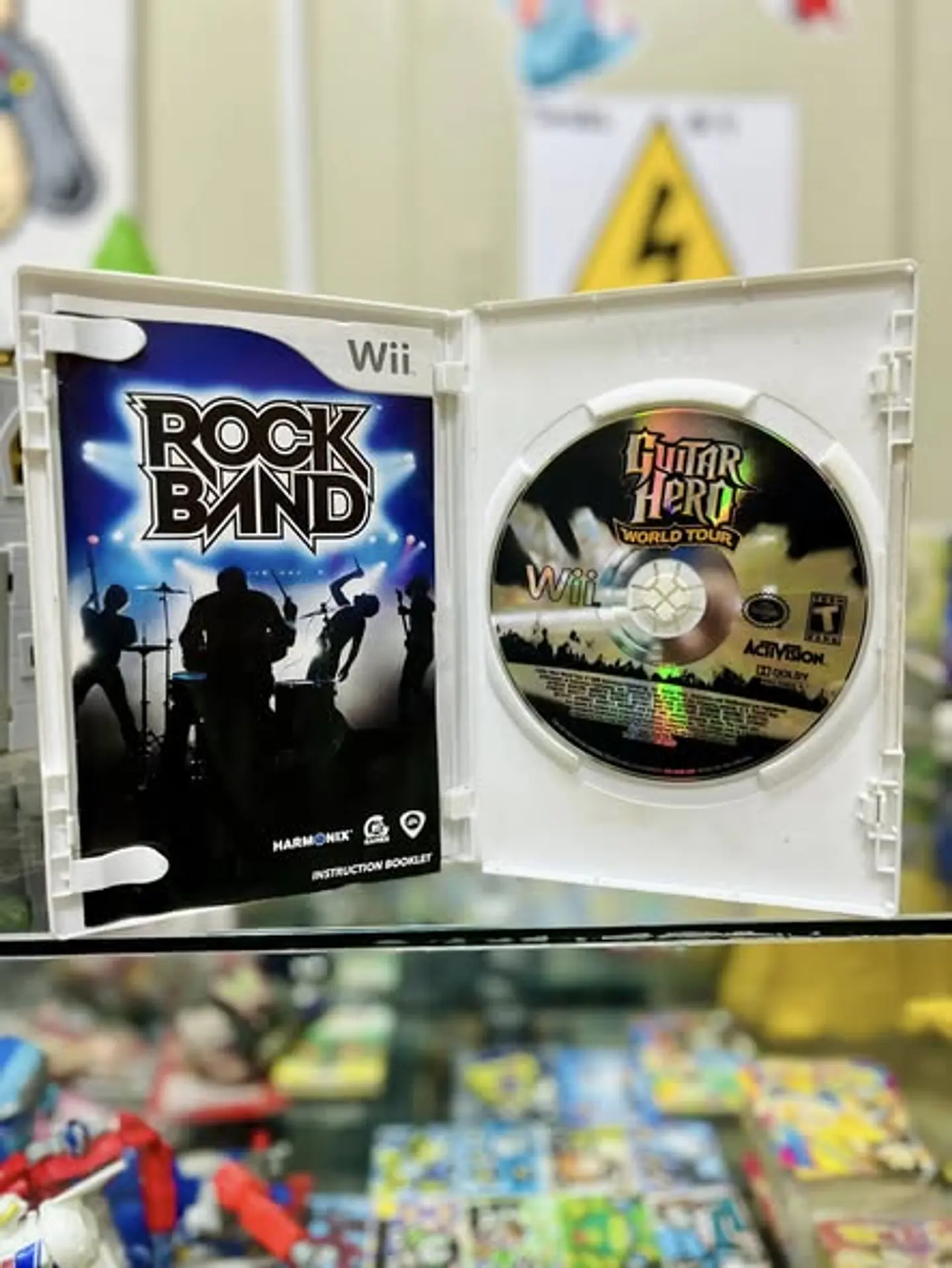 Guitar hero con caja de rock band 2