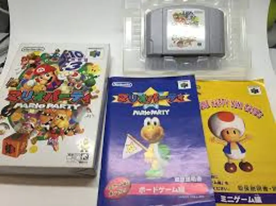 Mario party 64 en caja 2