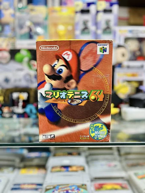 Mario Tenis 64 en caja
