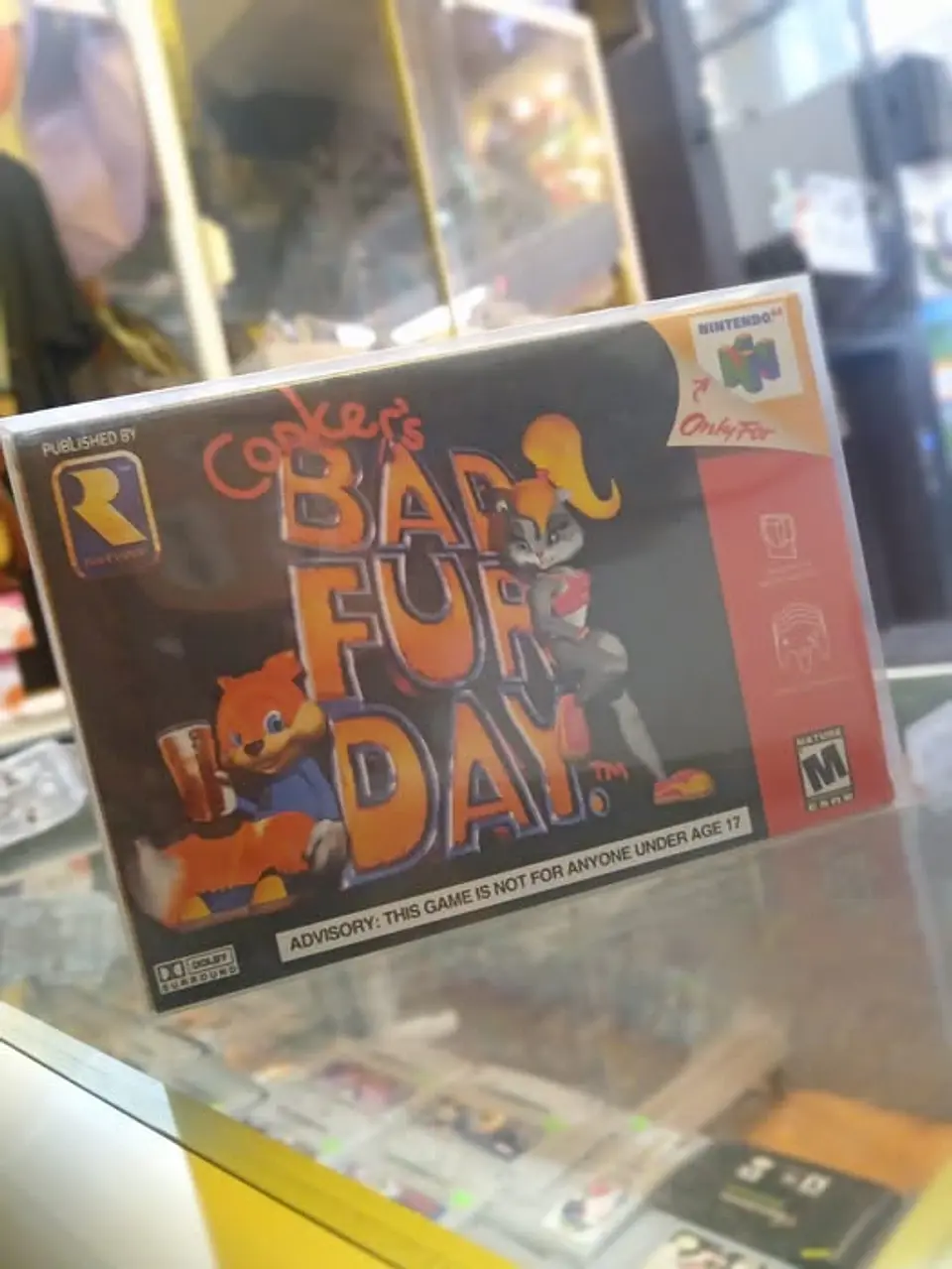 Conker bad fur day original + caja repro 2