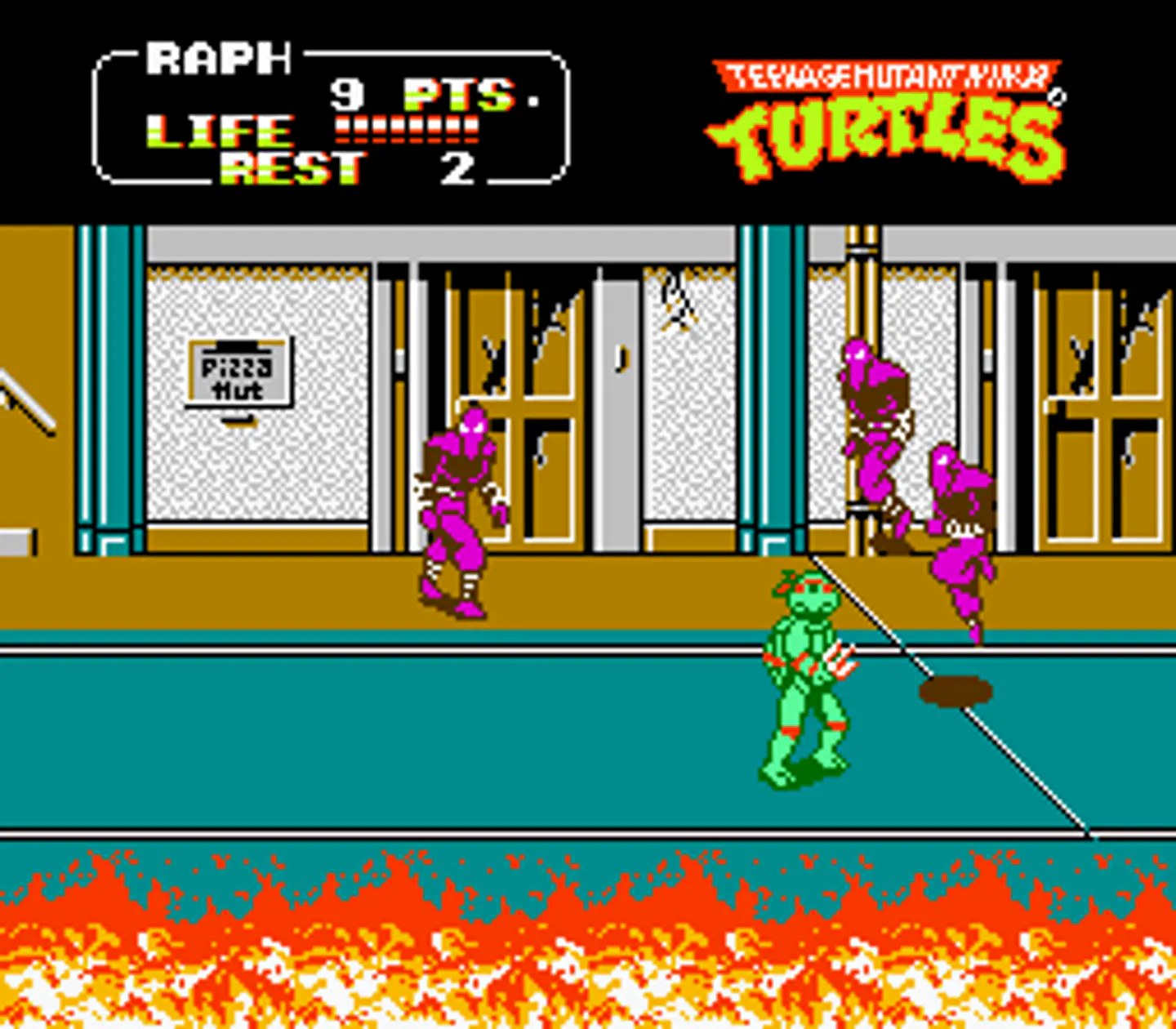 Teenage mutant ninja turtles II (THE ARCADE GAME) 2
