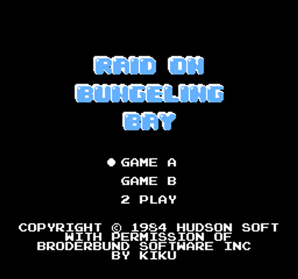 Raid on Bungeling Bay  2