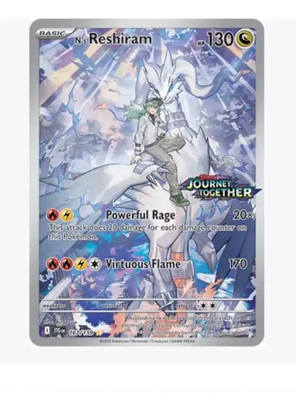 Carta especial Reshiram 2