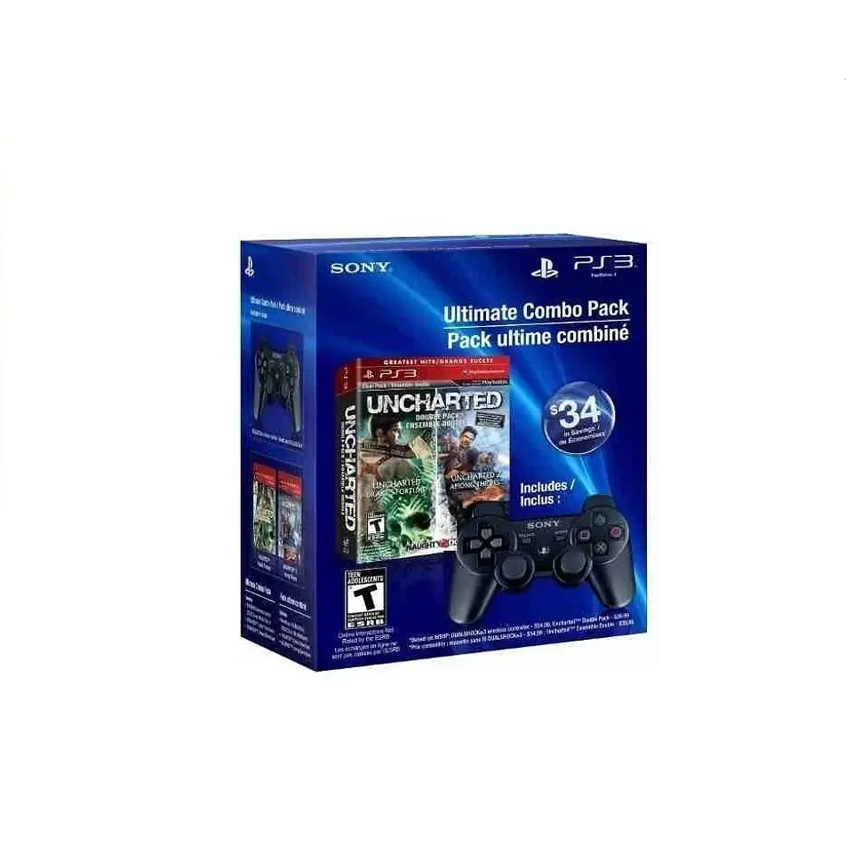 PS3 gamer kit mando + juego uncharted 2