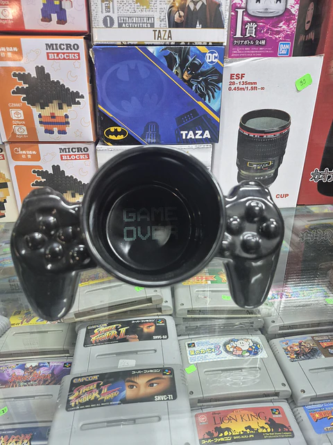 Taza game over mando negro