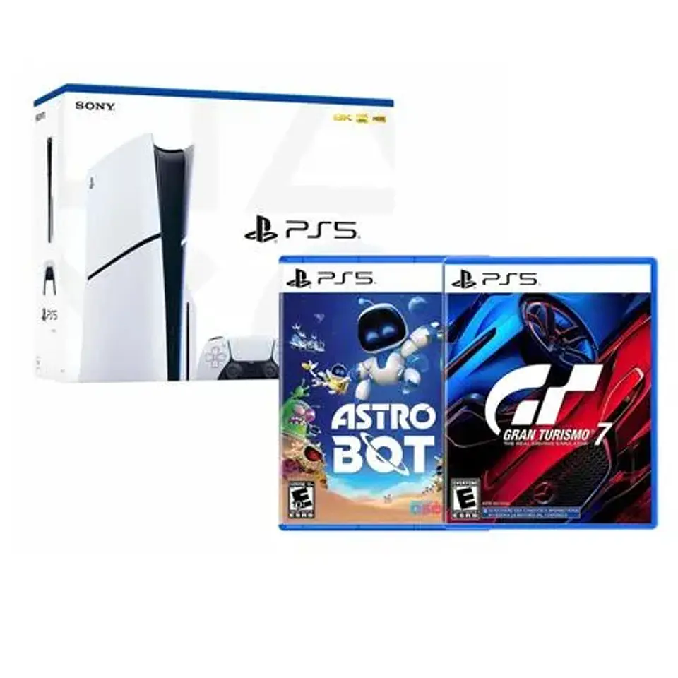 Ps5 Slim con lector  + astro bot / gran turismo 2