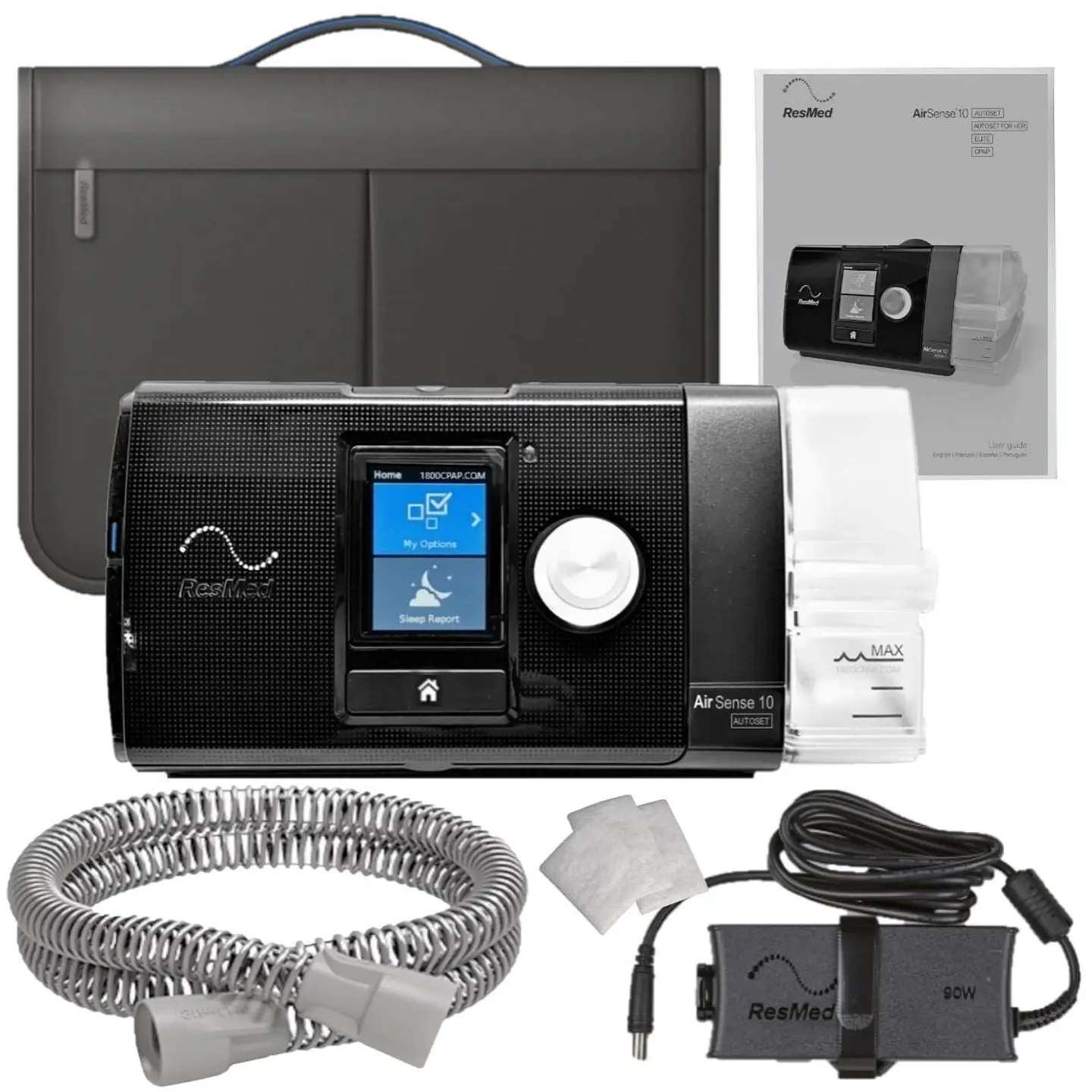 CPAP AUTOMÁTICO RESMED AIRSENSE 10 AUTOSET – NUEVO 1