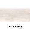 PORCELANATO ARCE BLANCO 1RA. 20X60 CM (1,93 M2)