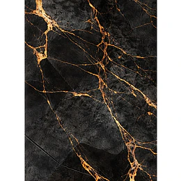 Panel SPC Marmol Negro y  Dorado