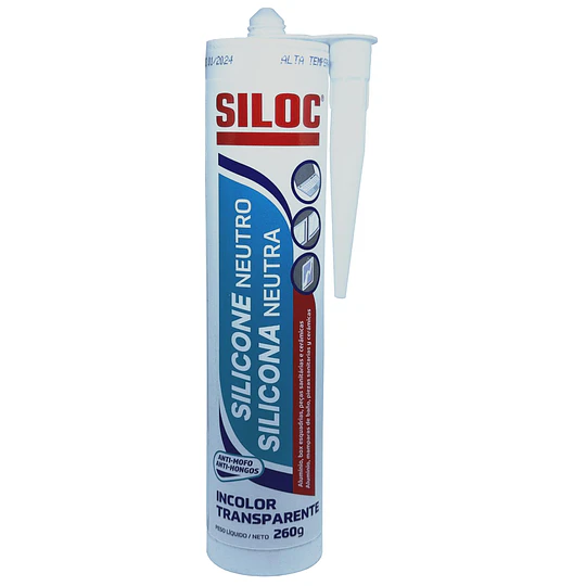 Silicona Neutra Transparente 260g