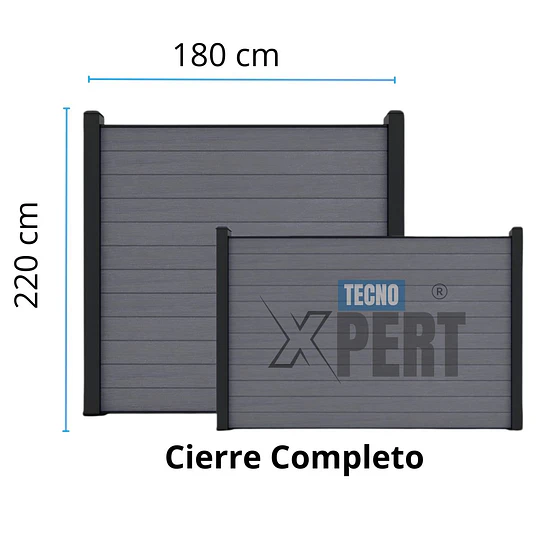 Cerco Perimetral WPC 220x180cm