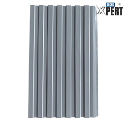 Metal Siding Gris Acanalado 38.3x380cm