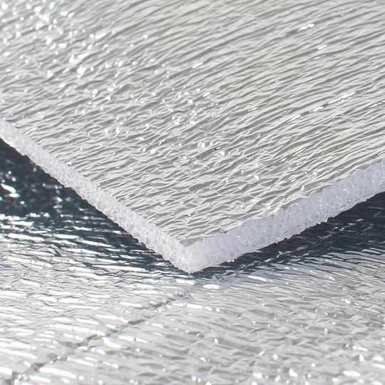 Espuma Niveladora de Pisos 3mm con Aluminio 1x30m