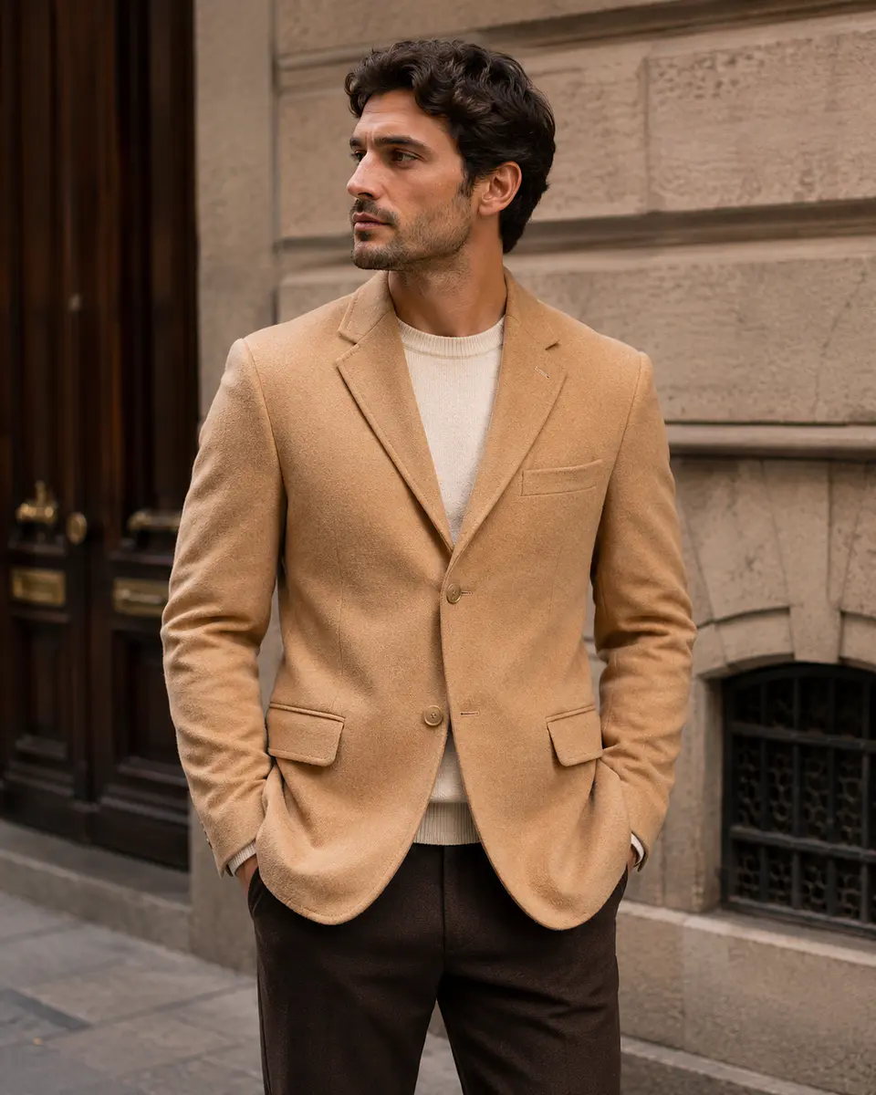 Blazer Lauren 100% Pelo de camello 46R 2
