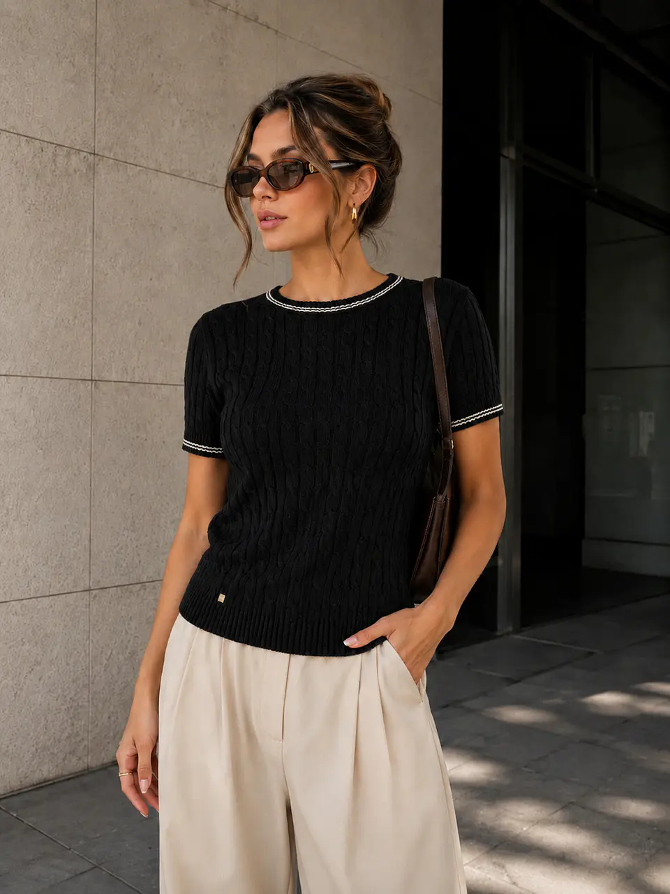 Polera trenzado Lauren RL  1