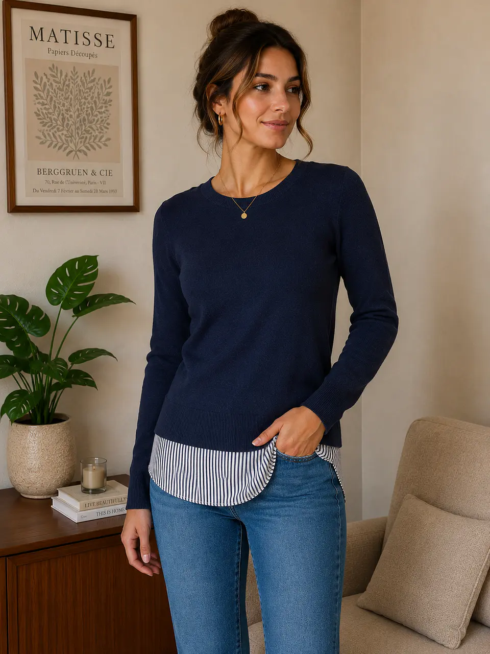 Polera Lauren M 1