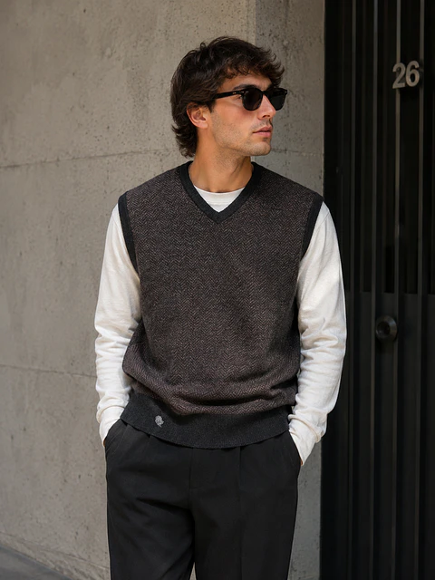 Sweater sin mangas Talla M