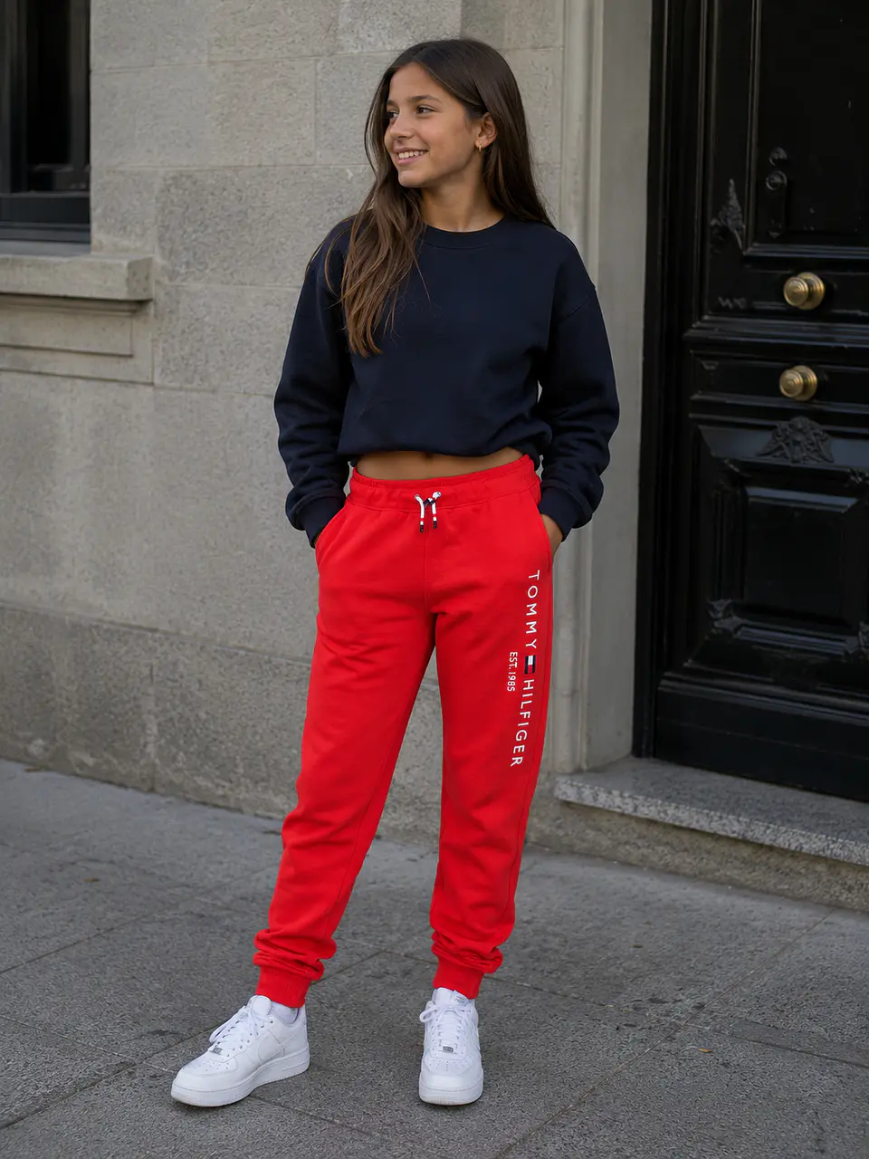 Pantalon Buzo Niña Tommy Hilfiger Talla 12/14 1