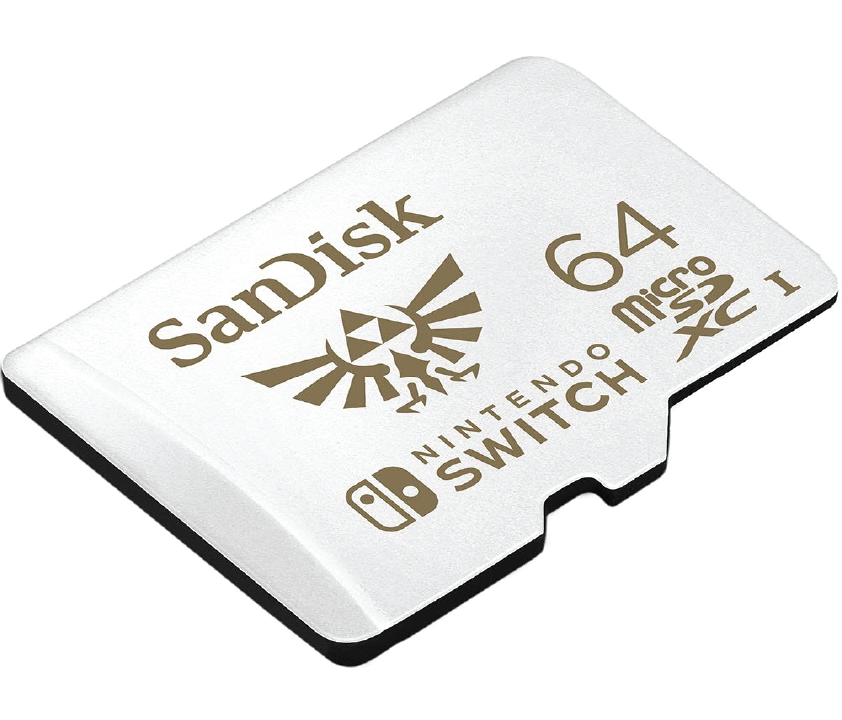 MEMORIA SANDISK 64GB MICROSDXC ZELDA -LICENCIA OFICIAL