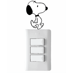 Adhesivo para Interruptor - Snoopy