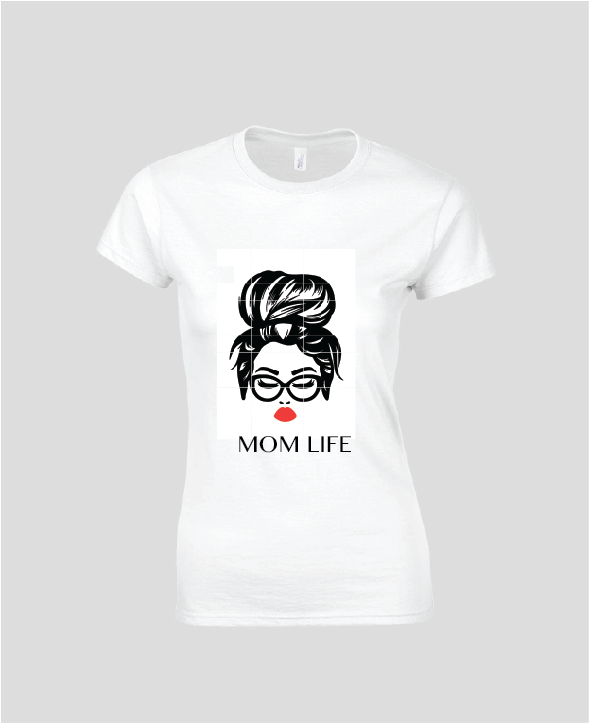 Camiseta Estampada Mom Life 1