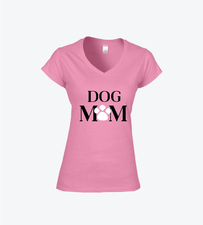 Camiseta Estampada Dog Mom