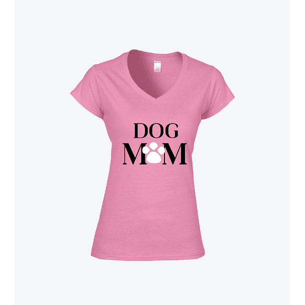 Camiseta Estampada Dog Mom 